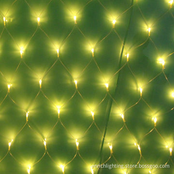 LED Net Light, Warm White Color, 1 x 2m Dimensions, AC220V Input Voltage, IP44 Rate